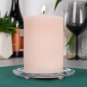 Podstawka pod świece szklana 10cm HOME STYLING COLLECTION 840908