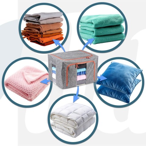 Pokrowiec na pościel organizer torba 66L VILDE 568056