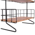 Półka kuchenna metalowa drewniana organizer 32.5x15x42cm VILDE 569330