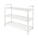 Półka na buty metalowa 3-poziomowa BIAŁA stojak regał organizer BRUNBESTE BB-1130