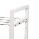 Półka na buty metalowa trzypoziomowa BIAŁA stojak regał organizer BRUNBESTE BB-3541