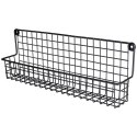 Półka na przyprawy kuchenna metalowa czarna organizer VILDE 229058