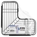 Półka pod prysznic metalowa czarna przyklejana 26.5x26.5x6.5cm VILDE 569734