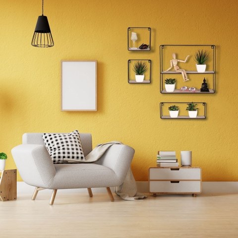 Półka ścienna na ścianę metalowa HOME STYLING COLLECTION 530801