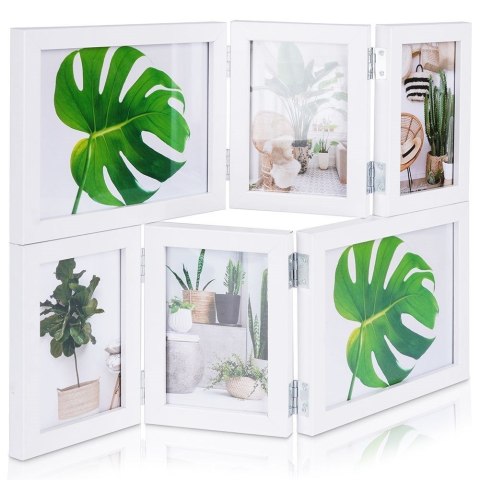 Ramka na zdjęcia czarna multirama na 6 zdjęć 43x30cm VILDE 569625