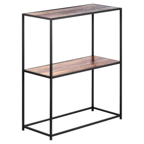 Regał metalowy czarny 70x30.5x85cm TRENDS4YOU 568118