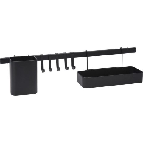 Reling kuchenny metalowy czarny uchwyt organizer 60cm EXCELLENT HOUSEWARE 530854