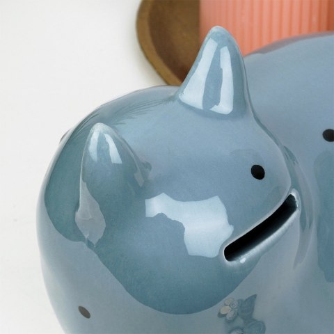Skarbonka ceramiczna dla dzieci dziecka kot VILDE 568075-W1