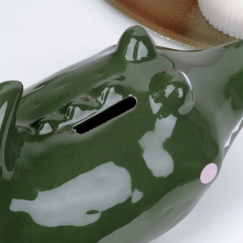 Skarbonka ceramiczna dla dzieci dziecka krokodyl VILDE 568076-W2