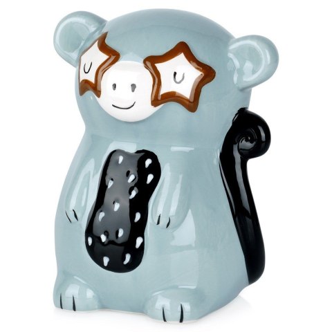 Skarbonka ceramiczna dla dzieci dziecka małpka VILDE 568076-W4