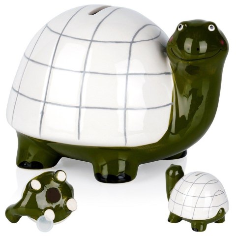 Skarbonka ceramiczna dla dzieci dziecka żółw VILDE 568075-W5