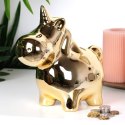 Skarbonka ceramiczna złota lustrzana 18x10.5cm VILDE 568078-Z