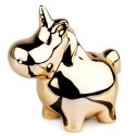 Skarbonka ceramiczna złota lustrzana 18x10.5cm VILDE 568078-Z