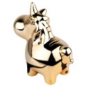 Skarbonka ceramiczna złota lustrzana 18x10.5cm VILDE 568078-Z
