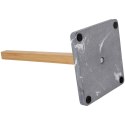 Stojak na ręcznik papierowy uchwyt bambusowy z granitową podstawą 33cm BRUNBESTE BB-3381