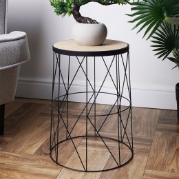 Stolik kawowy metalowy okrągły 28x37cm HOME STYLING COLLECTION 569681