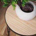 Stolik kawowy metalowy okrągły 28x37cm HOME STYLING COLLECTION 569681