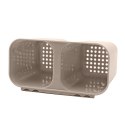 Suszarka do naczyń stojąca ociekacz 43x32x16cm metalowa beżowa BRUNBESTE BB-4026