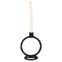 Świecznik aluminiowy czarny 19cm HOME STYLING COLLECTION 569533