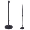Świecznik aluminiowy czarny 41cm HOME STYLING COLLECTION 569236