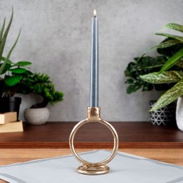 Świecznik aluminiowy złoty 15cm HOME STYLING COLLECTION 569525
