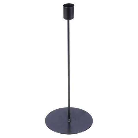 Świecznik metalowy czarny 30.5cm VILDE 569787