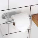 Uchwyt wieszak na papier toaletowy stalowy srebrny VILDE 568072