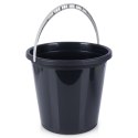 Wiadro plastikowe czarne 10L VILDE 779054