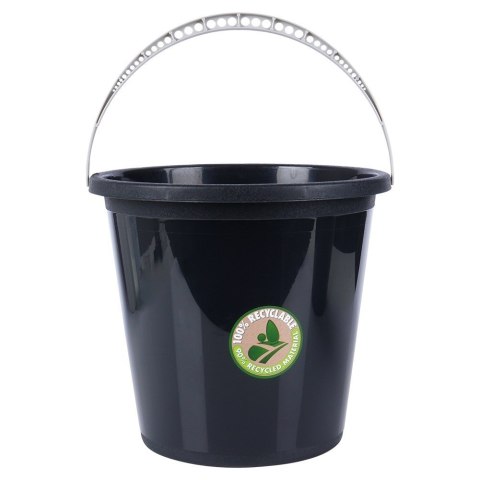 Wiadro plastikowe czarne 10L VILDE 779054