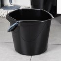 Wiadro plastikowe czarne 10L VILDE 779084