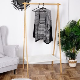 Wieszak stojący na ubrania bambusowy 155cm TRENDS4YOU 569902