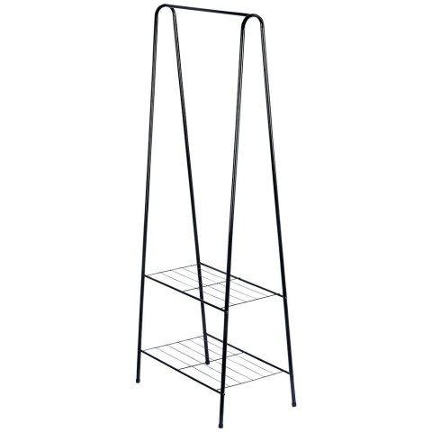 Wieszak stojący na ubrania metalowy czarny 153cm VILDE 568004