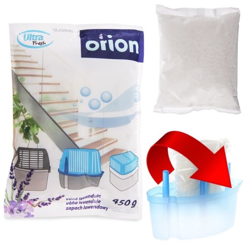 Wkład do pochłaniacza wilgoci lawendowy granulki ULTRA FRESH 450 g ORION 832382
