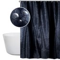 Zasłona prysznicowa granatowa 180x180cm BATHROOM SOLUTIONS 569597-N