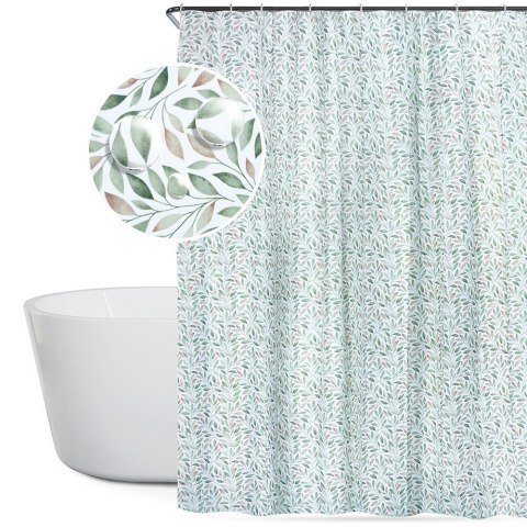 Zasłona prysznicowa pod prysznic na haczyki 180x200cm BATHROOM SOLUTIONS 567051-W3