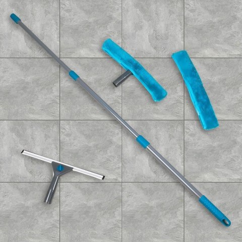 Zestaw do mycia okien mop teleskopowy ze ściągaczką 50-95cm 4-ele ULTRA CLEAN 720702