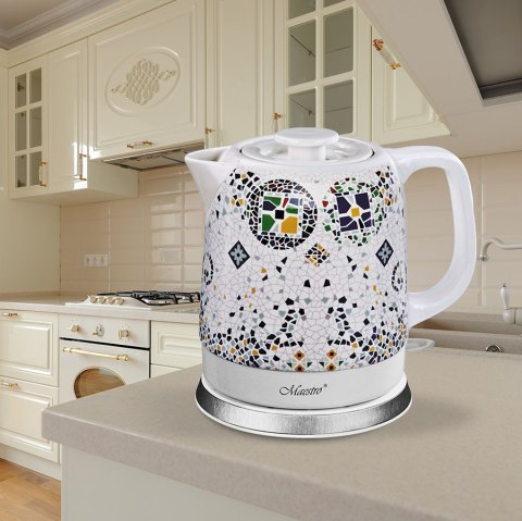 Czajnik elektryczny ceramiczny mozaika 1.5L 1500W MAESTRO MR-068-MOSAIC