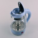 Czajnik elektryczny szklany + zaparzacz 1.8L 2200W niebieski MAESTRO MR-065-BLUE