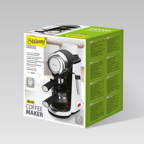Ekspres do kawy kolbowy 800W MAESTRO MR-410