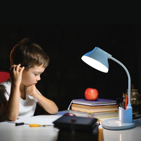 Lampka lampa biurkowa LED na biurko z organizerem regulacja jasności dotykowa TIROSS TS-2246