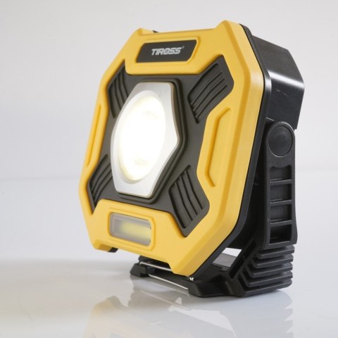 Latarka lampa robocza warsztatowa bardzo mocna 6000mAh LED z funkcją powerbank TIROSS TS-1940