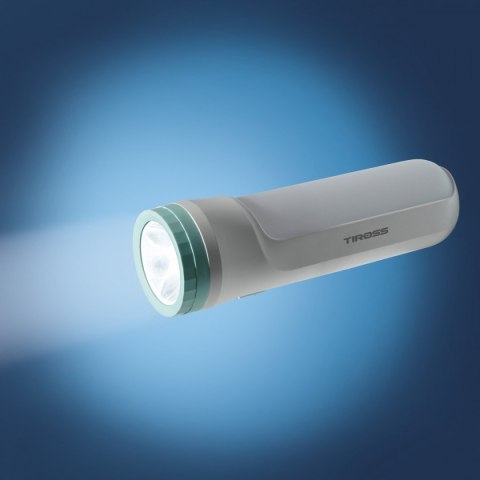 Latarka LED USB akumulatorowa na akumulator zielona TIROSS TS-1857