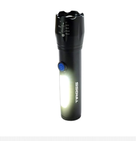 Latarka metalowa USB C 1200mAh TIROSS TS-2254