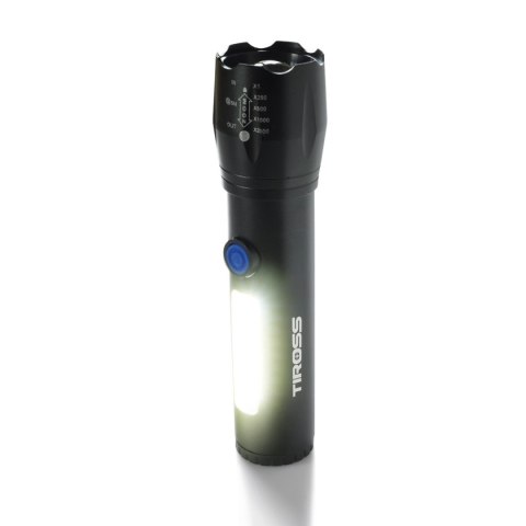 Latarka metalowa USB C 1200mAh TIROSS TS-2254