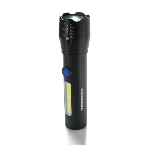 Latarka metalowa USB C 1200mAh TIROSS TS-2254