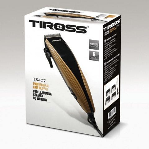 Maszynka do strzyżenia włosów golenia złota 230V TIROSS TS-407