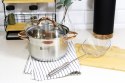 Sitko stalowe kuchenne metalowe Ø13x37x5.3cm łyżka cedzakowa BRUNBESTE BB-1187