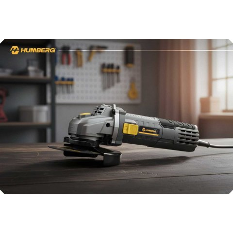 Szlifierka kątowa diax 900W regulacja obrotów 10 tarcz 125mm mocna kątówka Humberg HM-410