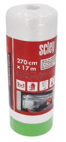 Antychlap z folią Scley seria *68* taśma maskująca 270cm x 17m