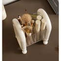 Organizer na pędzle, kosmetyki kremowy 20cm x 12cm CB59